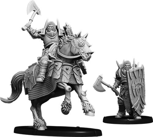 Shieldwall Mananaan, Untain of Baalor on Foot and on Horse