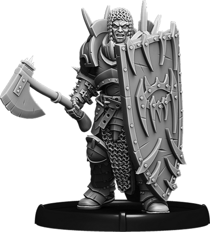 Shieldwall Mananaan, Untain of Baalor on Foot