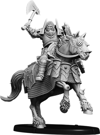 Shieldwall Mananaan, Untain of Baalor on Horse