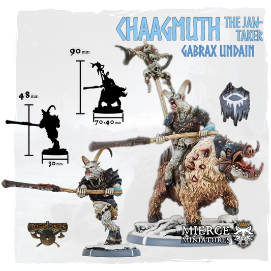 Chaagmuth the Jaw-Taker, Gabrax Undain on Hoof and on Toracx