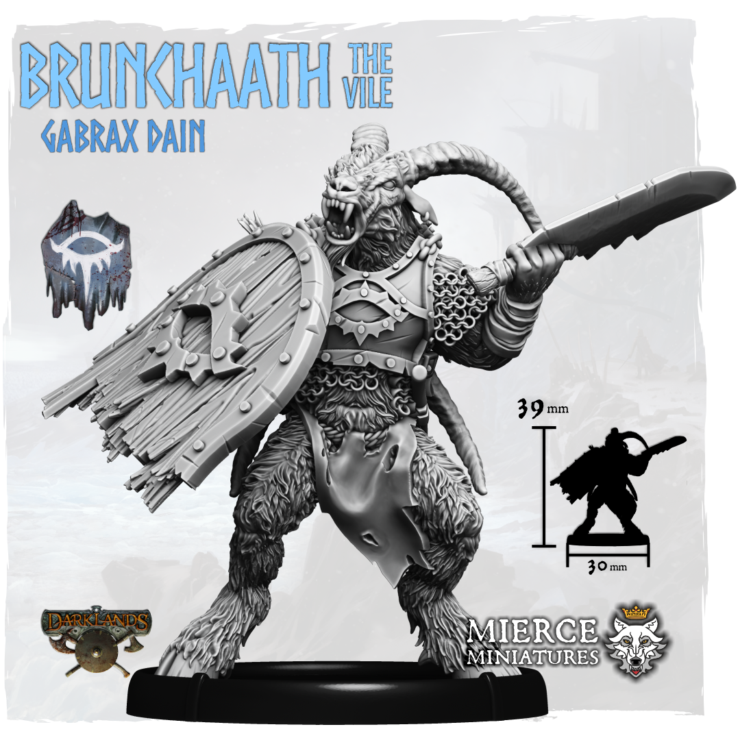 Shieldwall Brunchaath the Vile, Gabrax Dain on Hoof