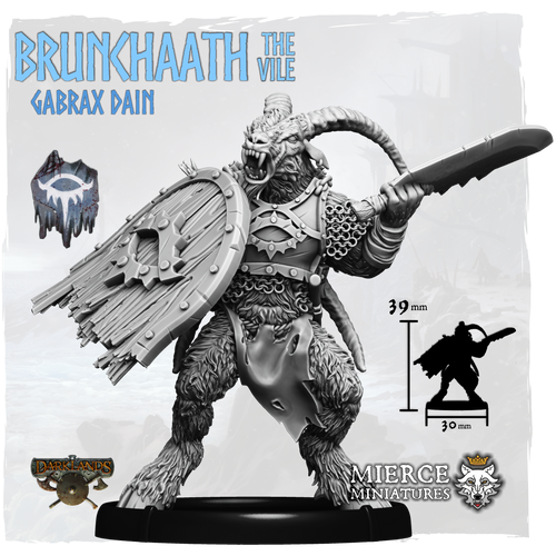 Shieldwall Brunchaath the Vile, Gabrax Dain on Hoof