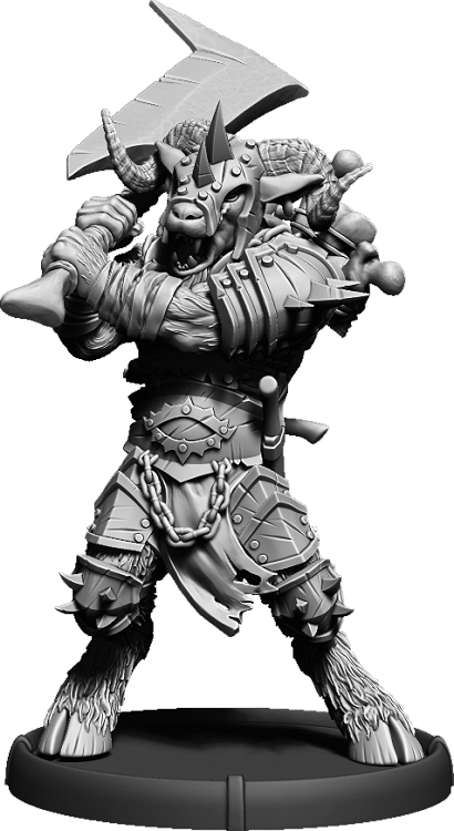 Great Cleaver Goraakk the Ripper, Gabrax Gore-Horn on Hoof