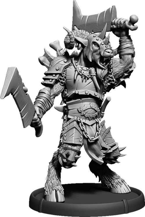 Two Cleaver Goraakk the Ripper, Gabrax Gore-Horn on Hoof