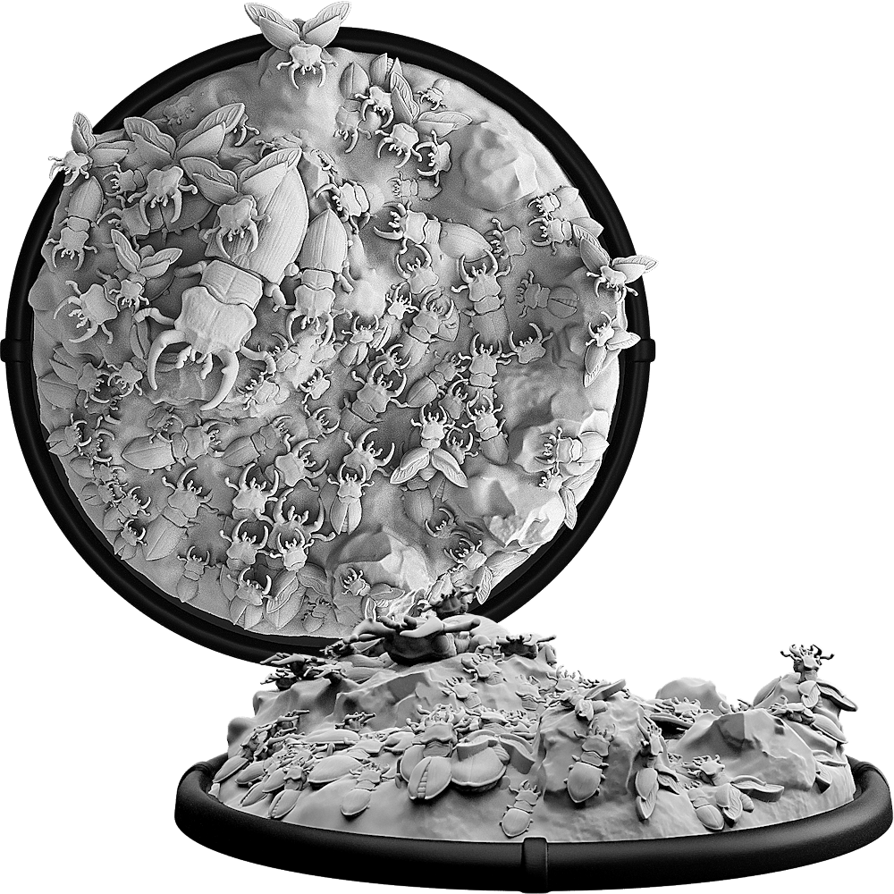 Chafers, Beetle Swarm