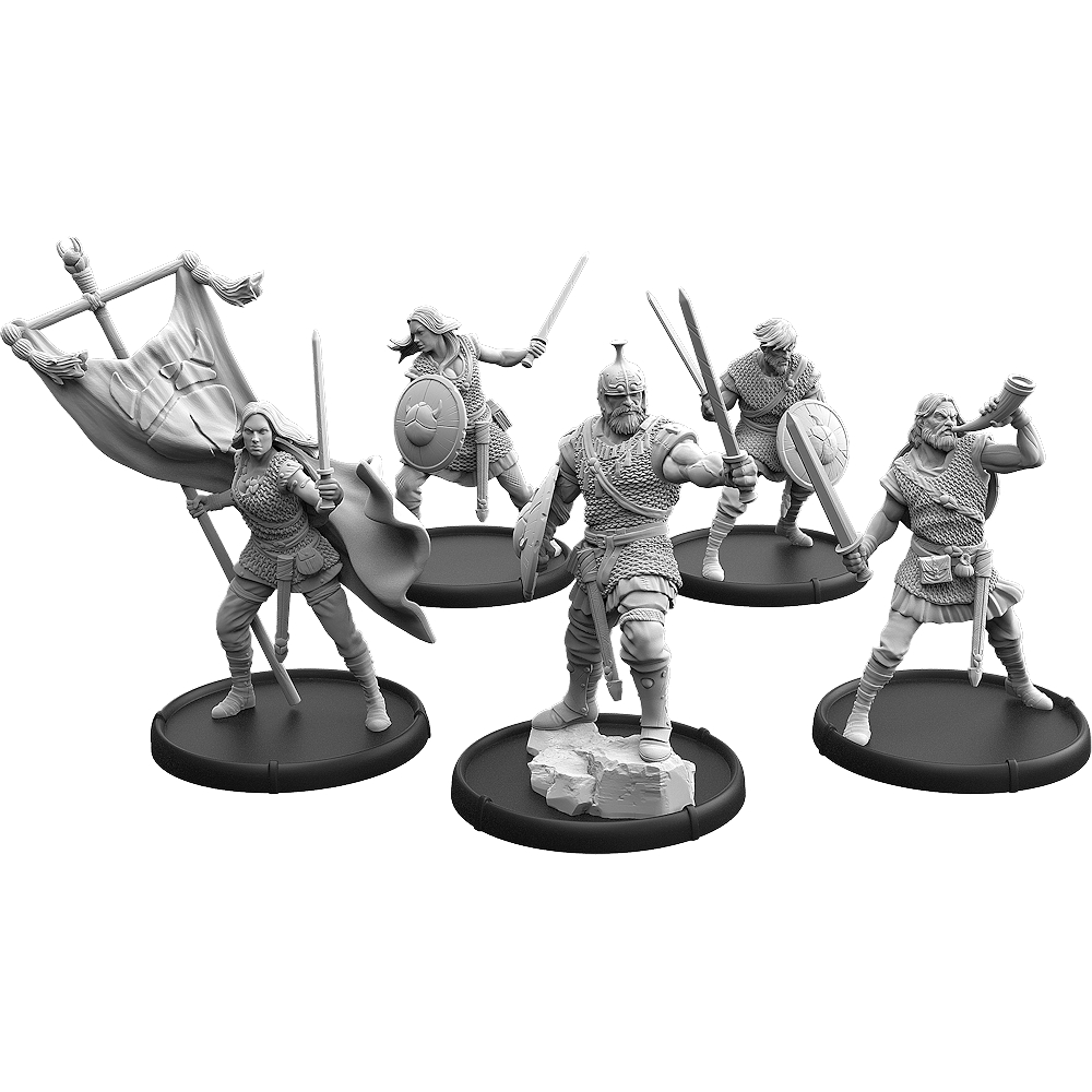 Guard of Cantwarebarg, Jutsweord Unit (5x warriors w cmd)