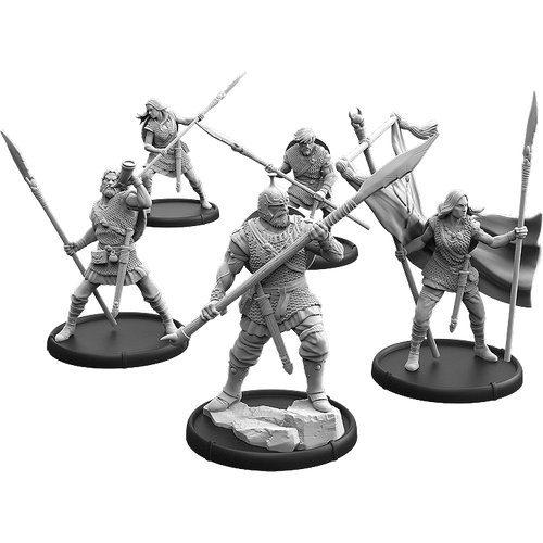 Warriors of Cantwarebarg, Jutgār Unit (5x warriors w cmd)