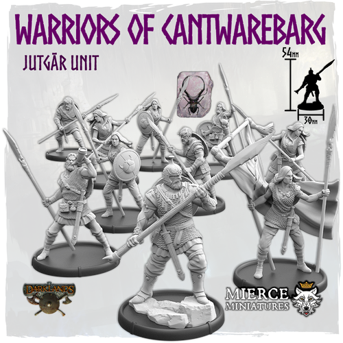 Warriors of Cantwarebarg, Jutgār Unit (10x warriors w cmd)