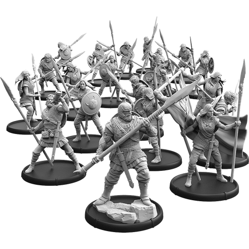 Warriors of Cantwarebarg, Jutgār Unit (20x warriors w cmd)
