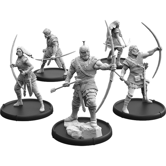 Bowmen of Cantwarebarg, Jutboḡa Unit (5x warriors w cmd)