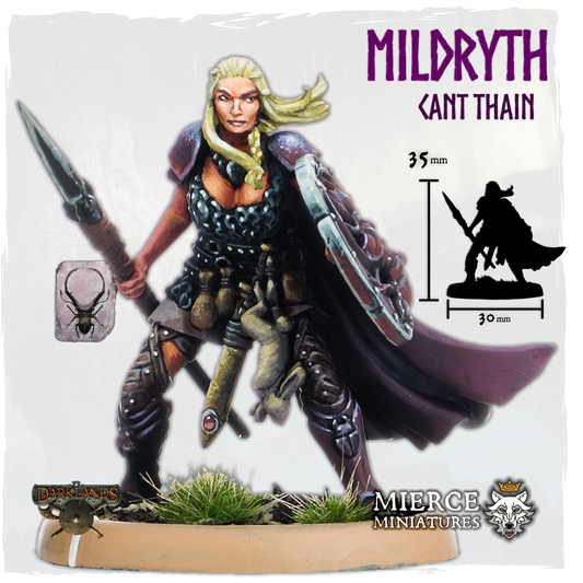 Shieldwall Mildryth, Cant Thain on Foot