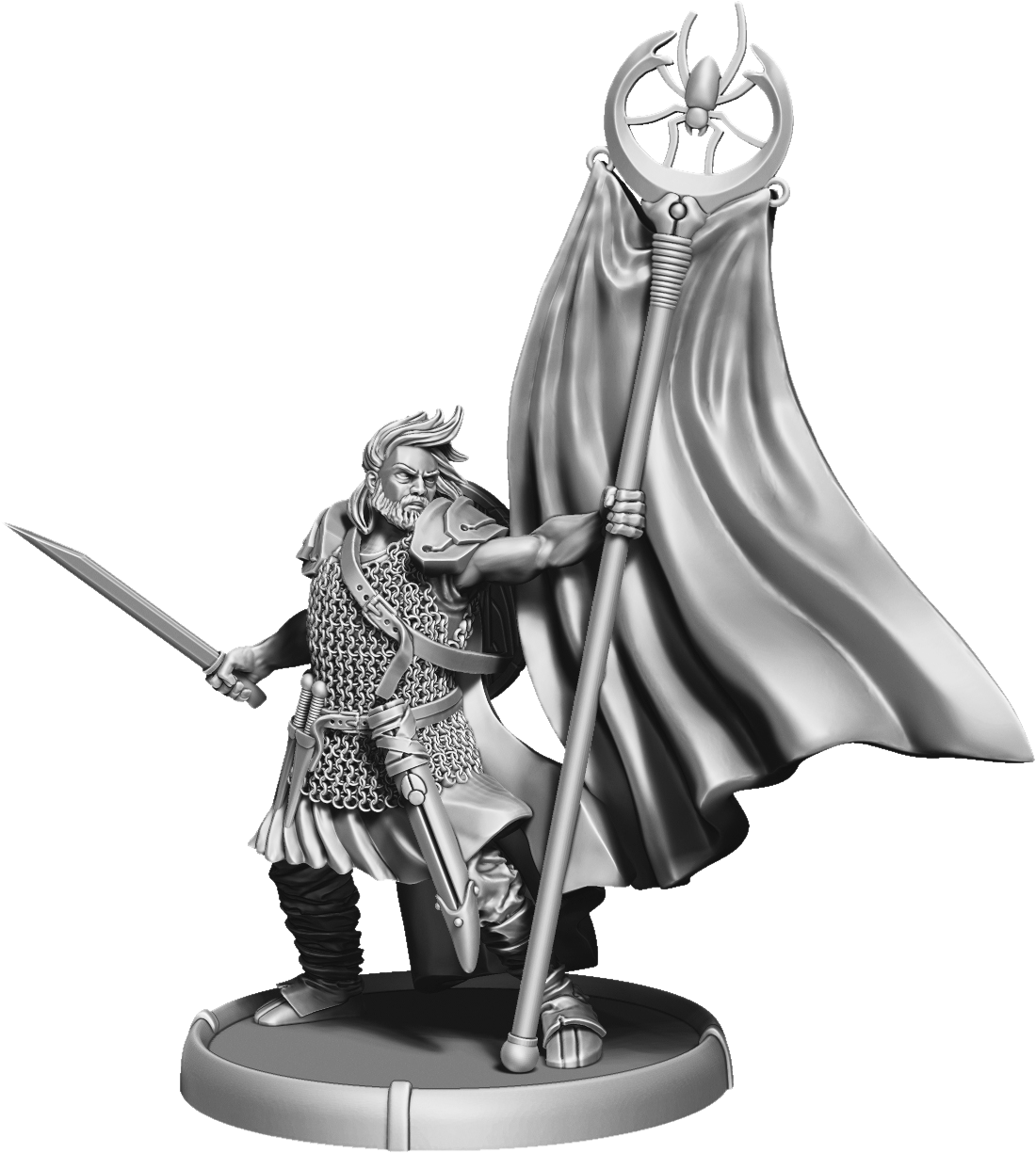 Garric, Cant Fain Bearer on Foot