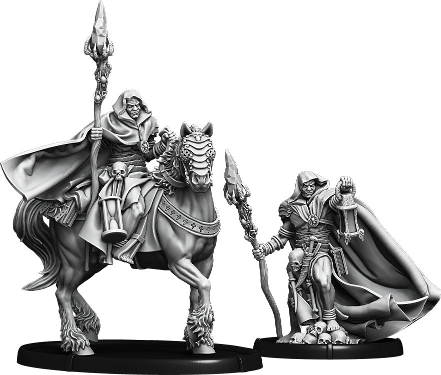 Hooded Ætulla, Wiḡlāca on Foot and on Horsling