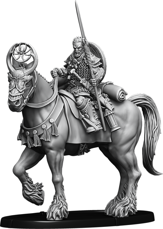 Eormanræd, Cant Forthain on Horse