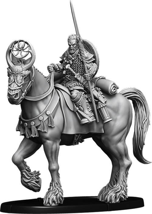 Eormanræd, Cant Forthain on Horse