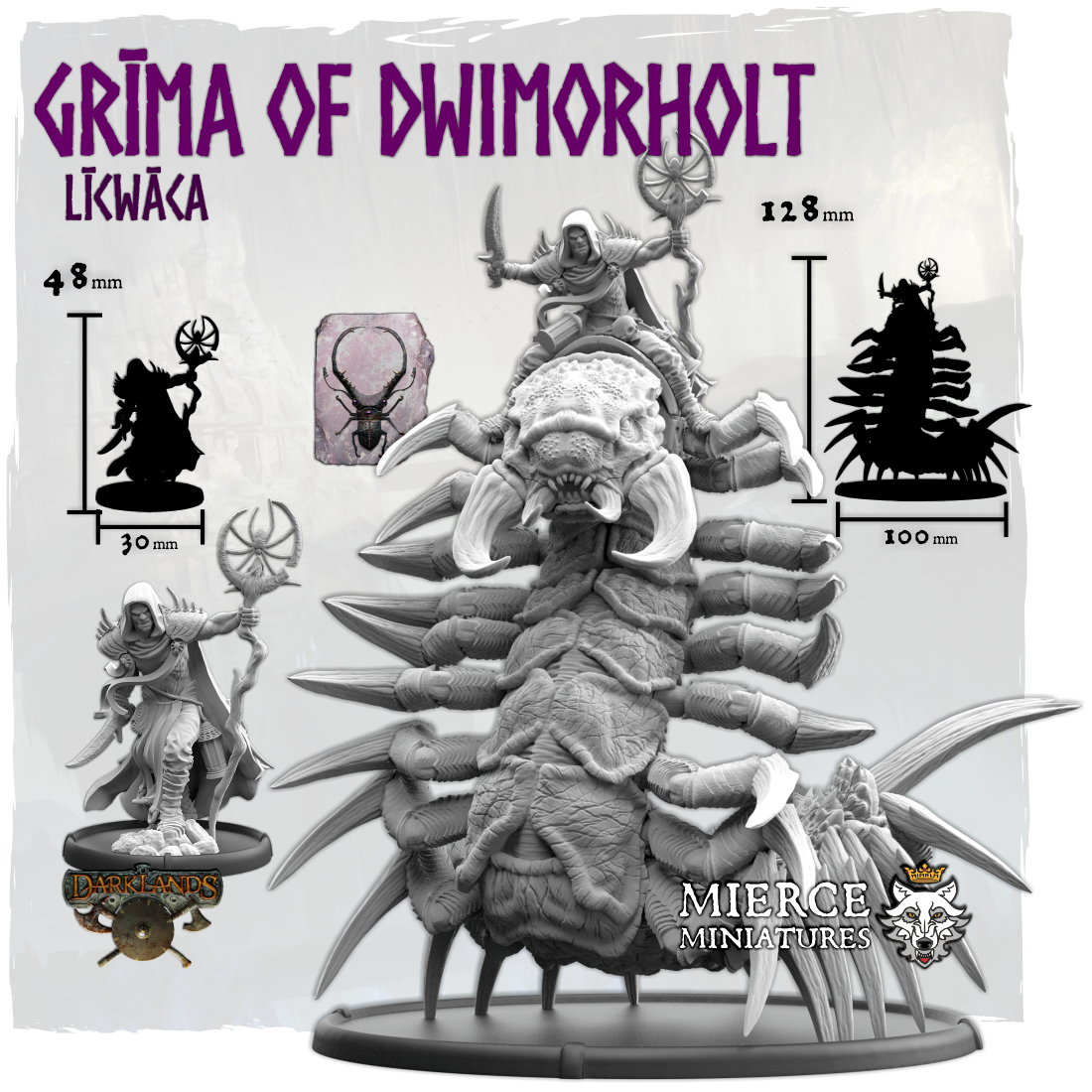 Grīma of Dwimorholt, Līcwāca on Foot and on Manasceancan