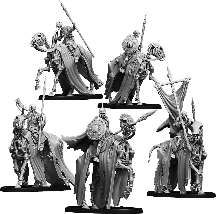 Riders of Black Barrow, Wihtgār Ēored Unit (5x warriors w cmd)