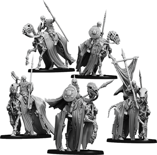 Riders of Black Barrow, Wihtgār Ēored Unit (5x warriors w cmd)