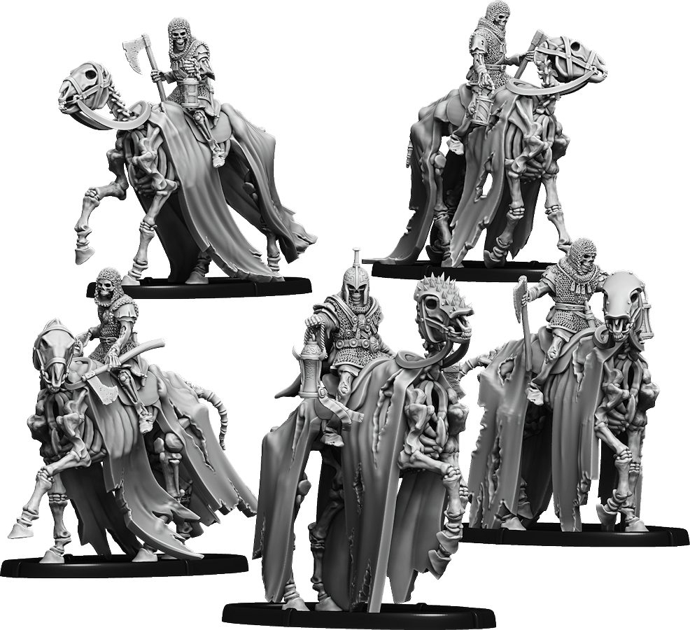 Riders of Ceafor Barrow, Wihtax Ēored Unit (5x warriors w cmd)