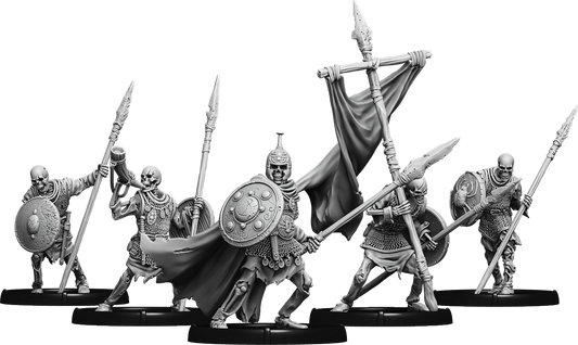 The Dead of Black Barrow, Wihtgār Unit (5x warriors w cmd)