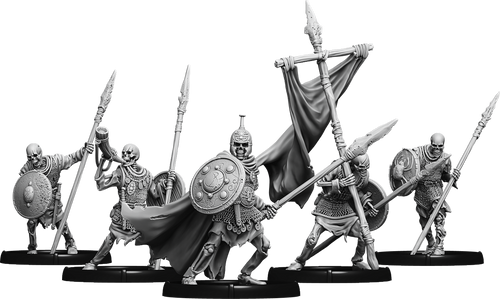 The Dead of Black Barrow, Wihtgār Unit (5x warriors w cmd)