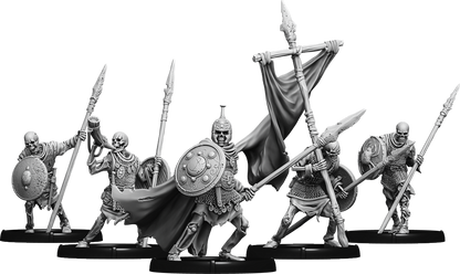 The Dead of Black Barrow, Wihtgār Unit (5x warriors w cmd)