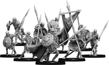 The Dead of Black Barrow, Wihtgār Unit (10x warriors w cmd)