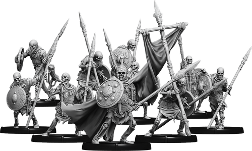 The Dead of Black Barrow, Wihtgār Unit (10x warriors w cmd)