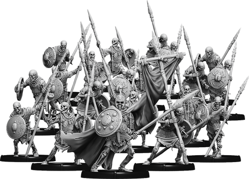 The Dead of Black Barrow, Wihtgār Unit (20x warriors w cmd)