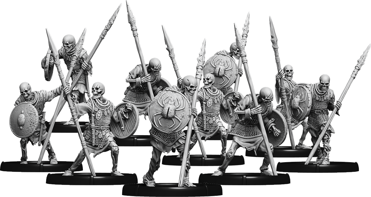 The Dead of Black Barrow, Wihtgār Unit (10x warriors)