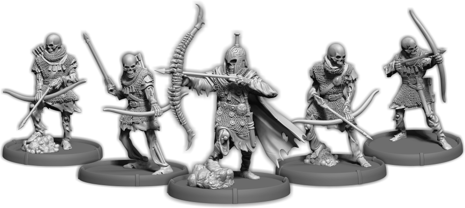 The Sinners of Chessell Barrow, Wihtboḡa Unit (5x warriors w cmd)