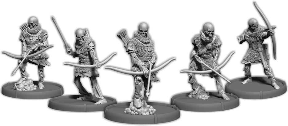The Sinners of Chessell Barrow, Wihtboḡa Unit (5x warriors)