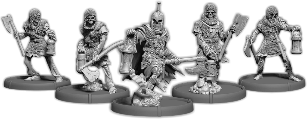 The Betrayers of Ceafor Barrow, Wihtax Unit (5x warriors w cmd)