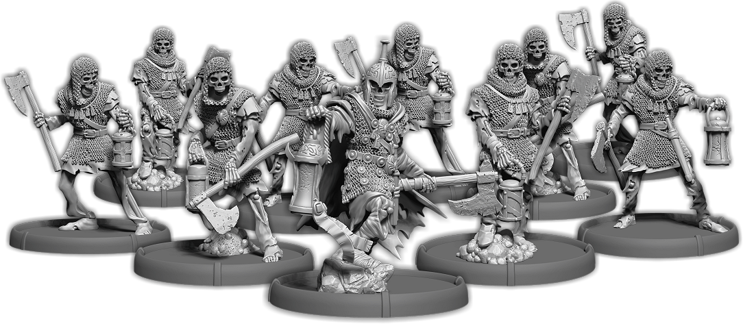 The Betrayers of Ceafor Barrow, Wihtax Unit (20x warriors w cmd)