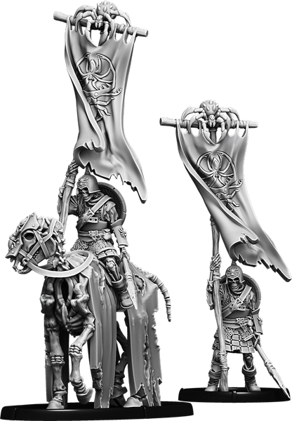 Cynuise of Old, Wiht Fain Bearer on Foot and on Wiht Horsa