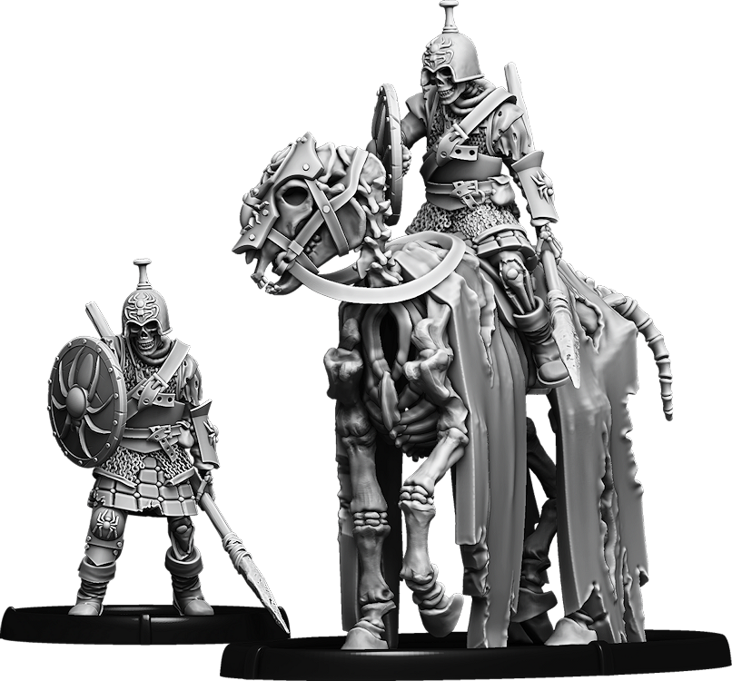 Warrior Cynuise, Wiht Thain on Foot and on Wiht Horsa