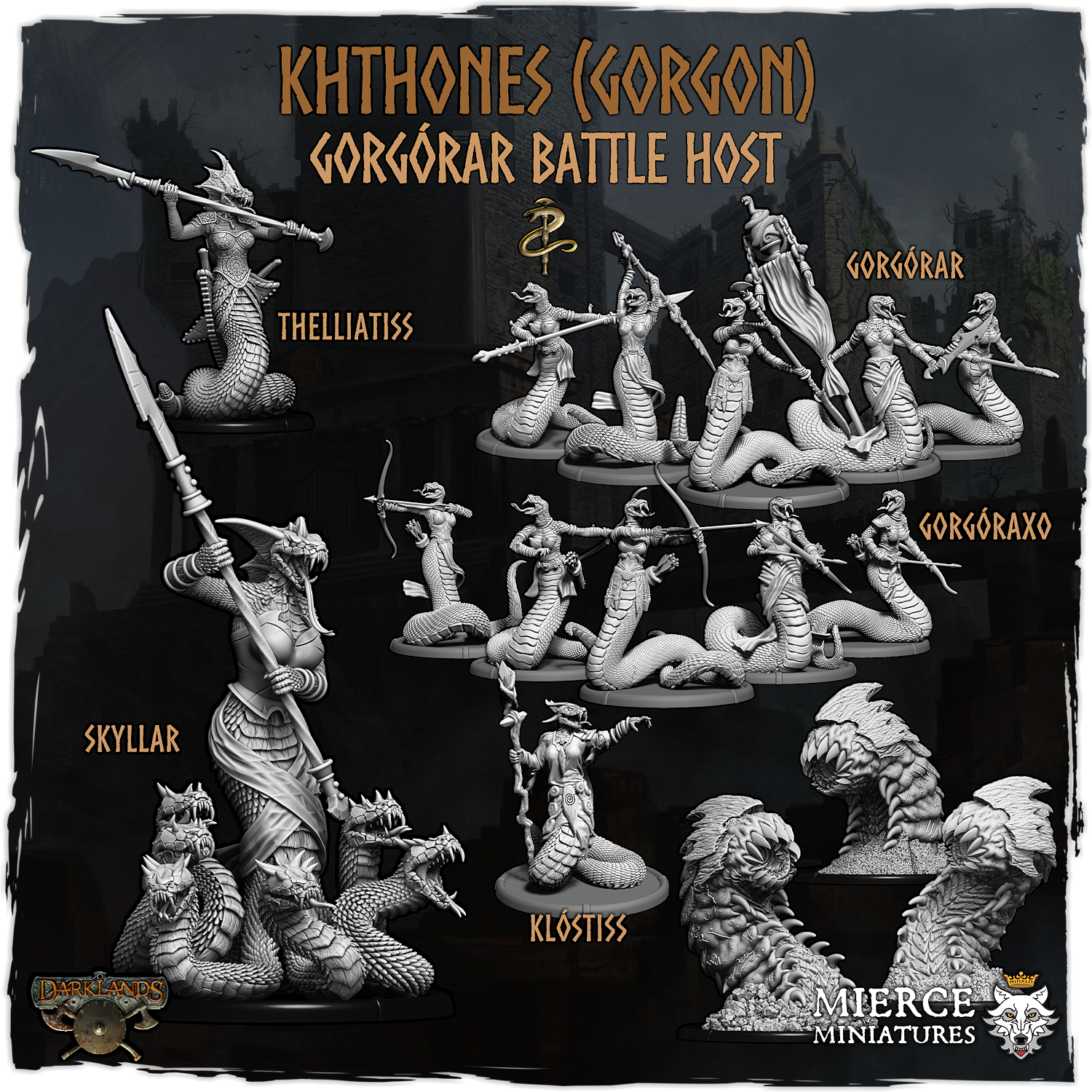 Khthones (Gorgon) Gorgórar Battle Host