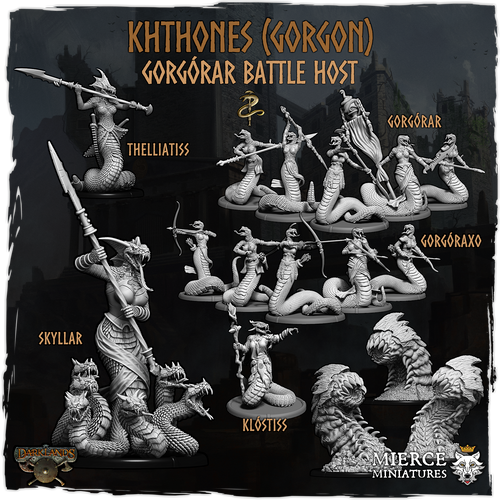 Khthones (Gorgon) Gorgórar Battle Host