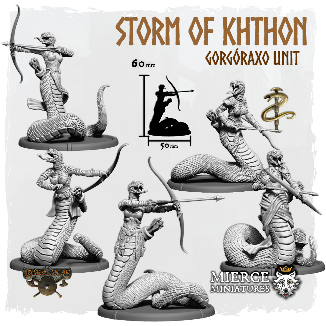 Storm of Khthon, Gorgóraxo Unit (5x warriors w cmd)