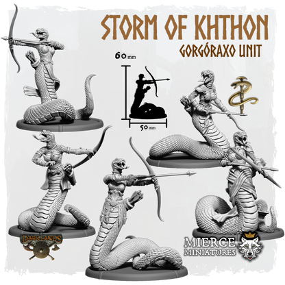 Storm of Khthon, Gorgóraxo Unit (5x warriors w cmd)