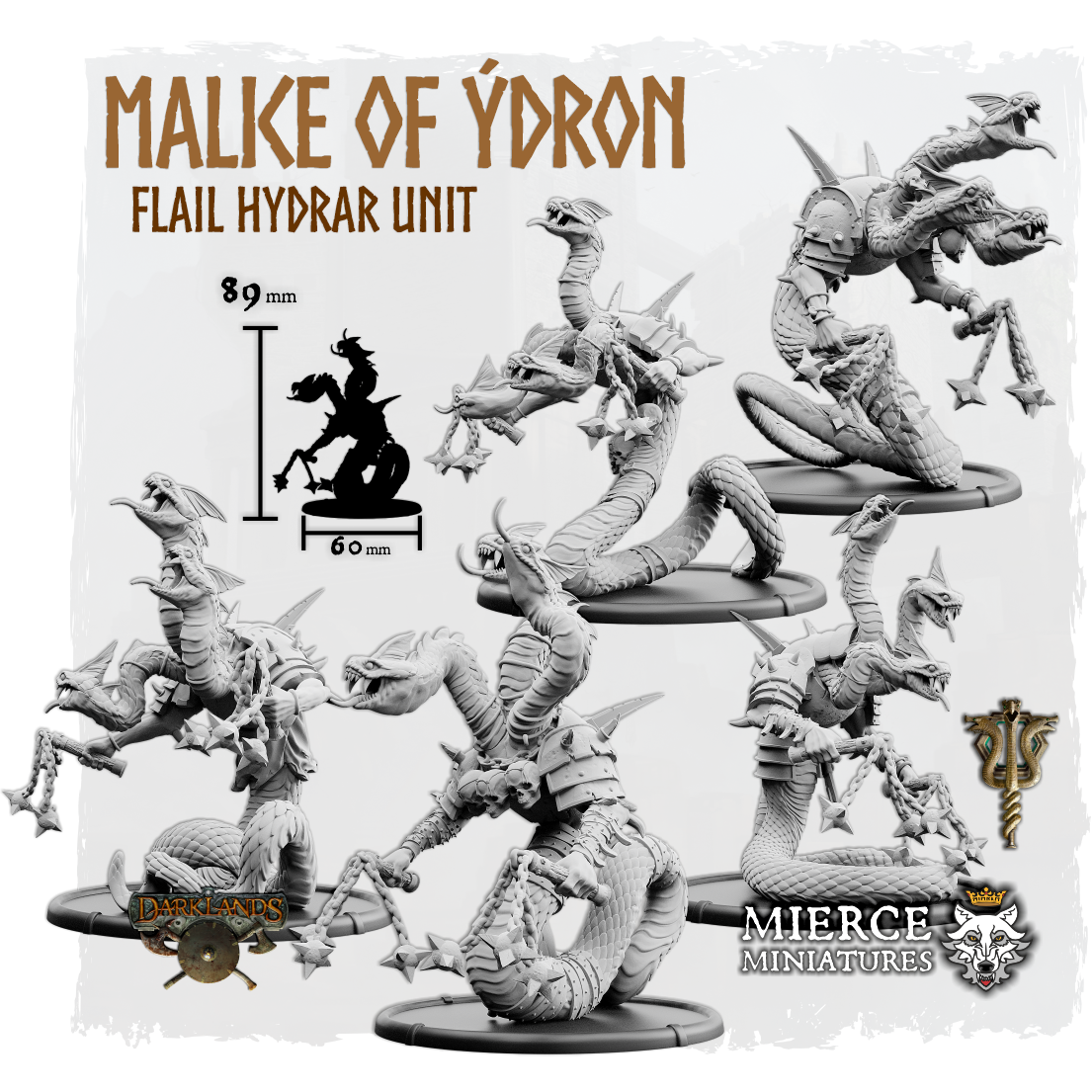 Malice of Ýdron, Flail Hydrar Unit (5x warriors)