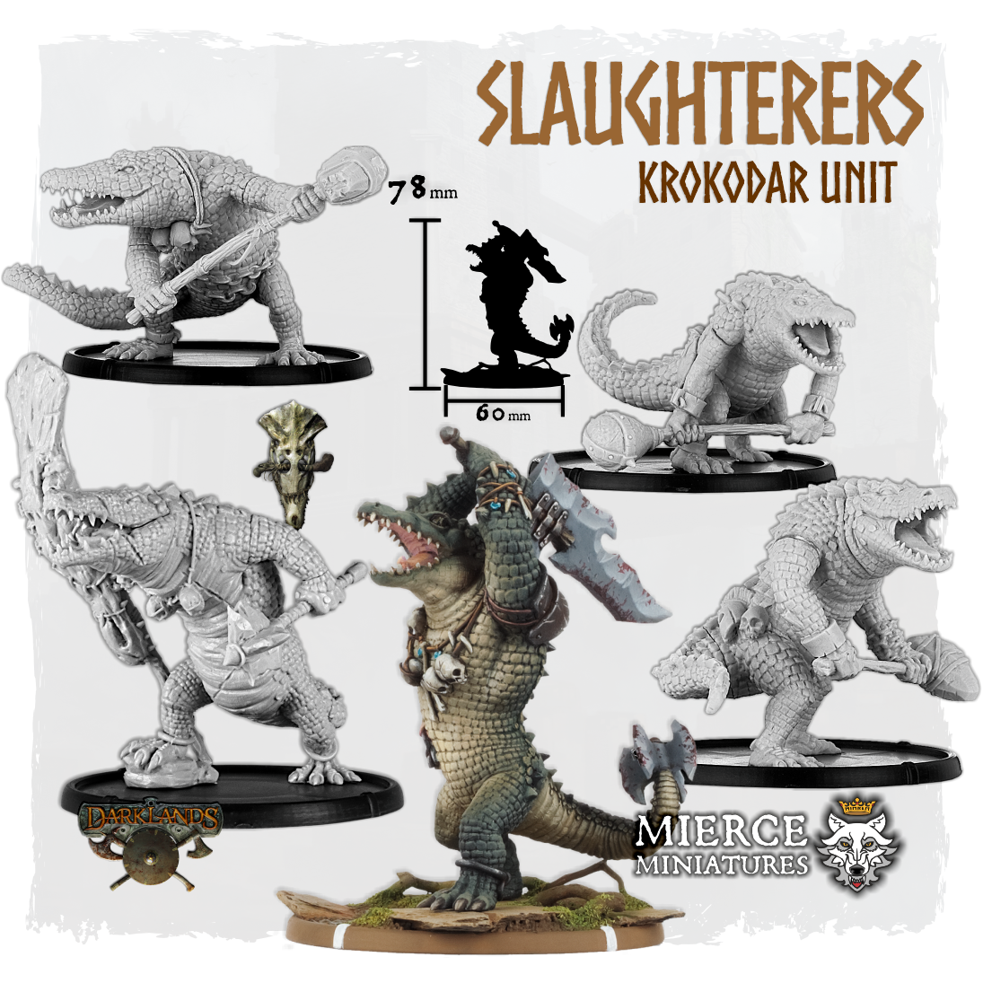 Slaughterers, Krokodar Unit (5x warriors w cmd)