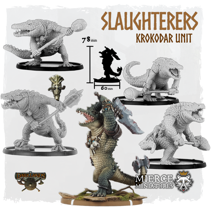 Slaughterers, Krokodar Unit (5x warriors)