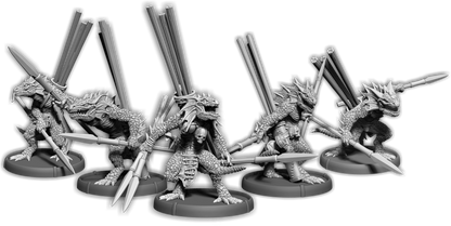 Gukk's Javelins, Sávrakontar Unit (5x warriors w cmd)