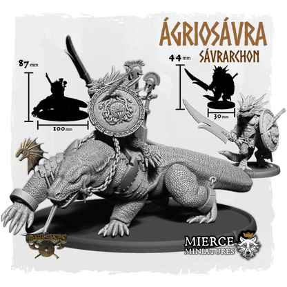 Ágriosávra, Sávrarchon on Foot and on Sávrakh