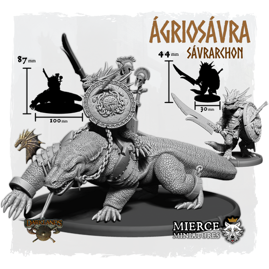 Ágriosávra, Sávrarchon on Foot and on Sávrakh