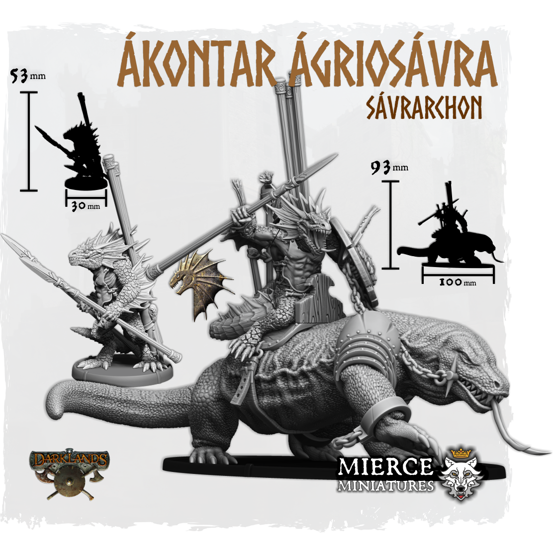 Ákontar Ágriosávra, Sávrarchon on Foot and on Sávrakh