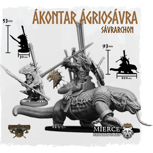 Ákontar Ágriosávra, Sávrarchon on Foot and on Sávrakh