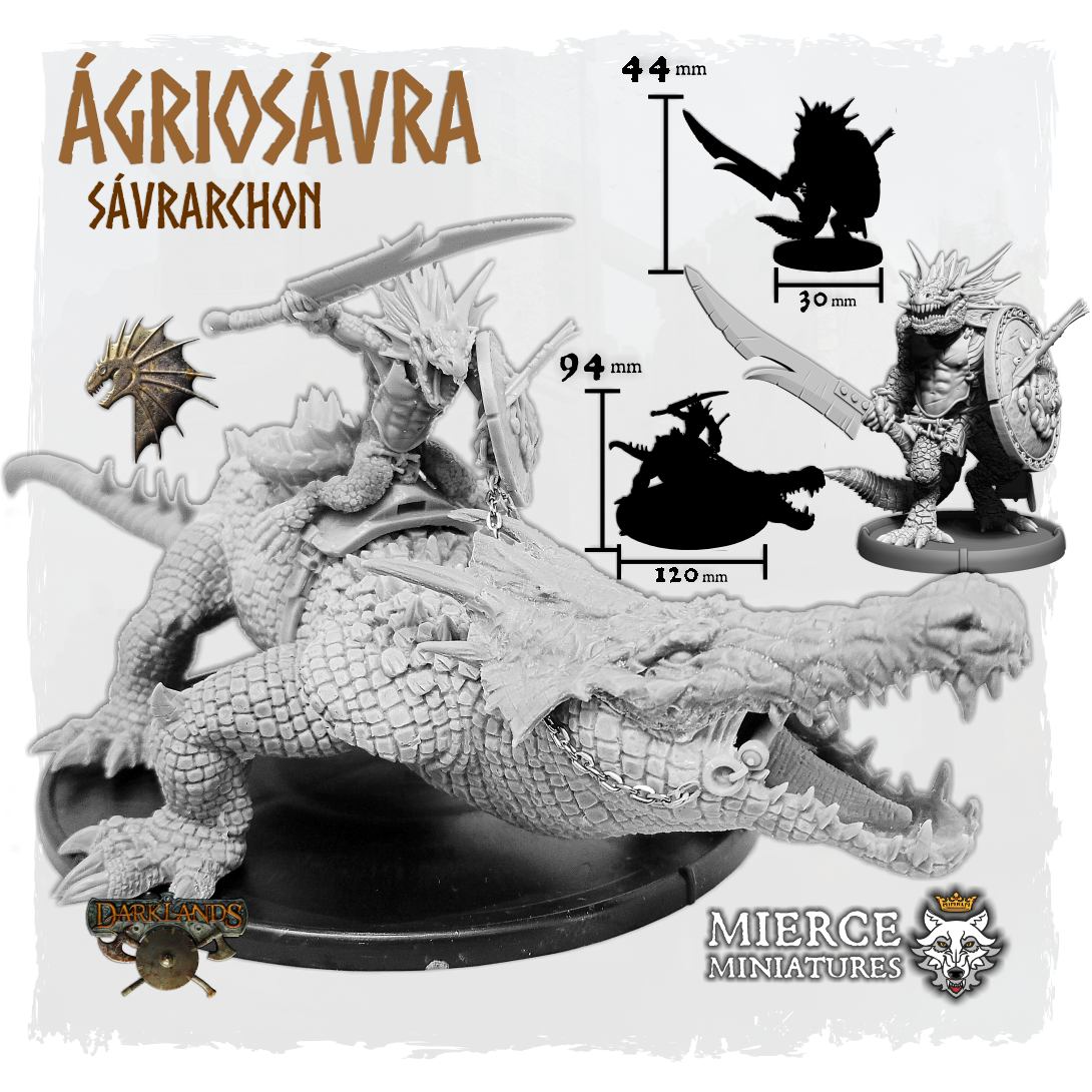 Ágriosávra, Sávrarchon on Foot and on Krokod