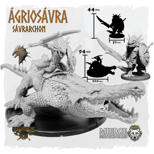 Ágriosávra, Sávrarchon on Foot and on Krokod